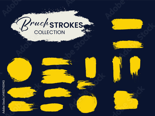 Brush Stores Vector collection, silhouette of vector brush, grunge brush, art brush design