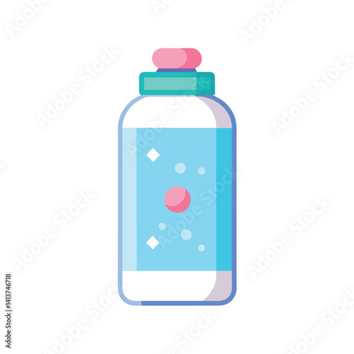 baby powder white background