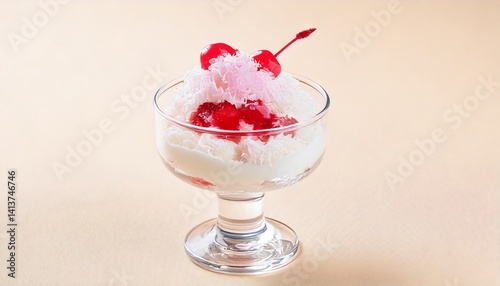 Wallpaper Mural おいしそうなかき氷、美しいコピースペース Torontodigital.ca