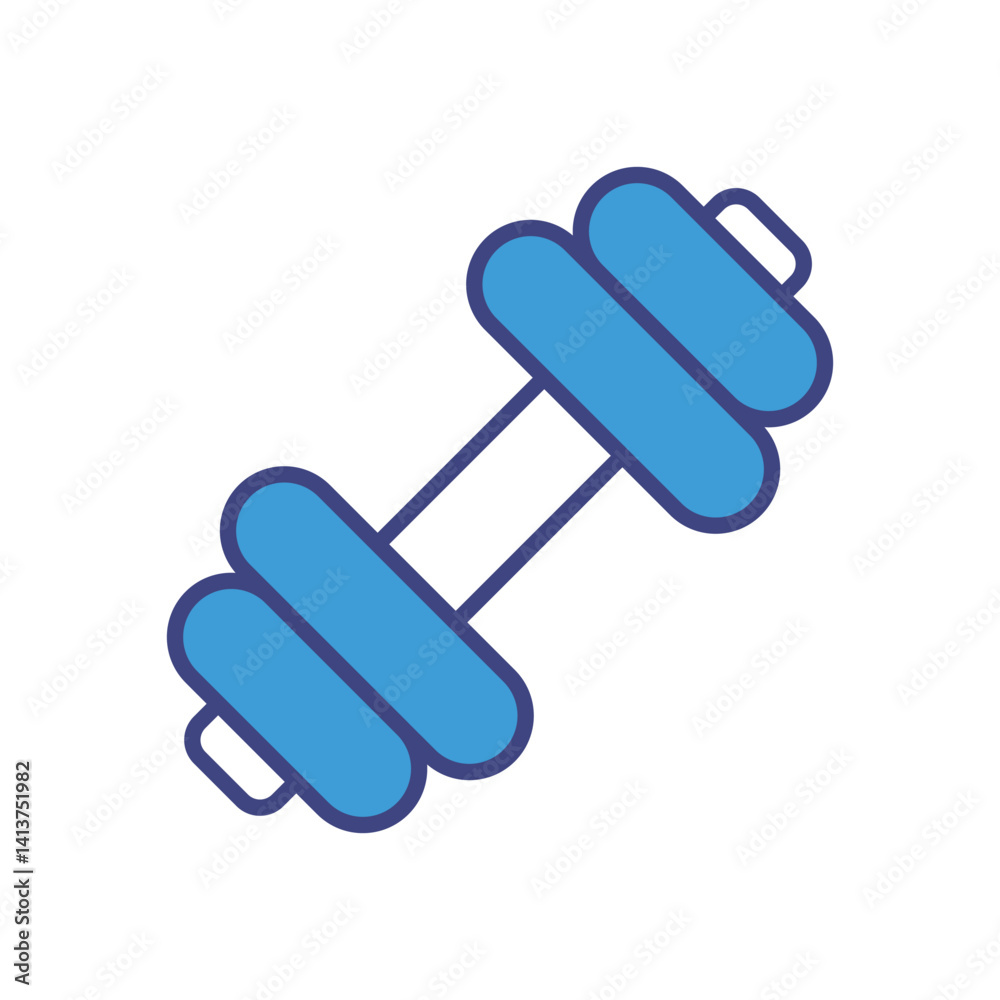 Gym icon vector stock illustration