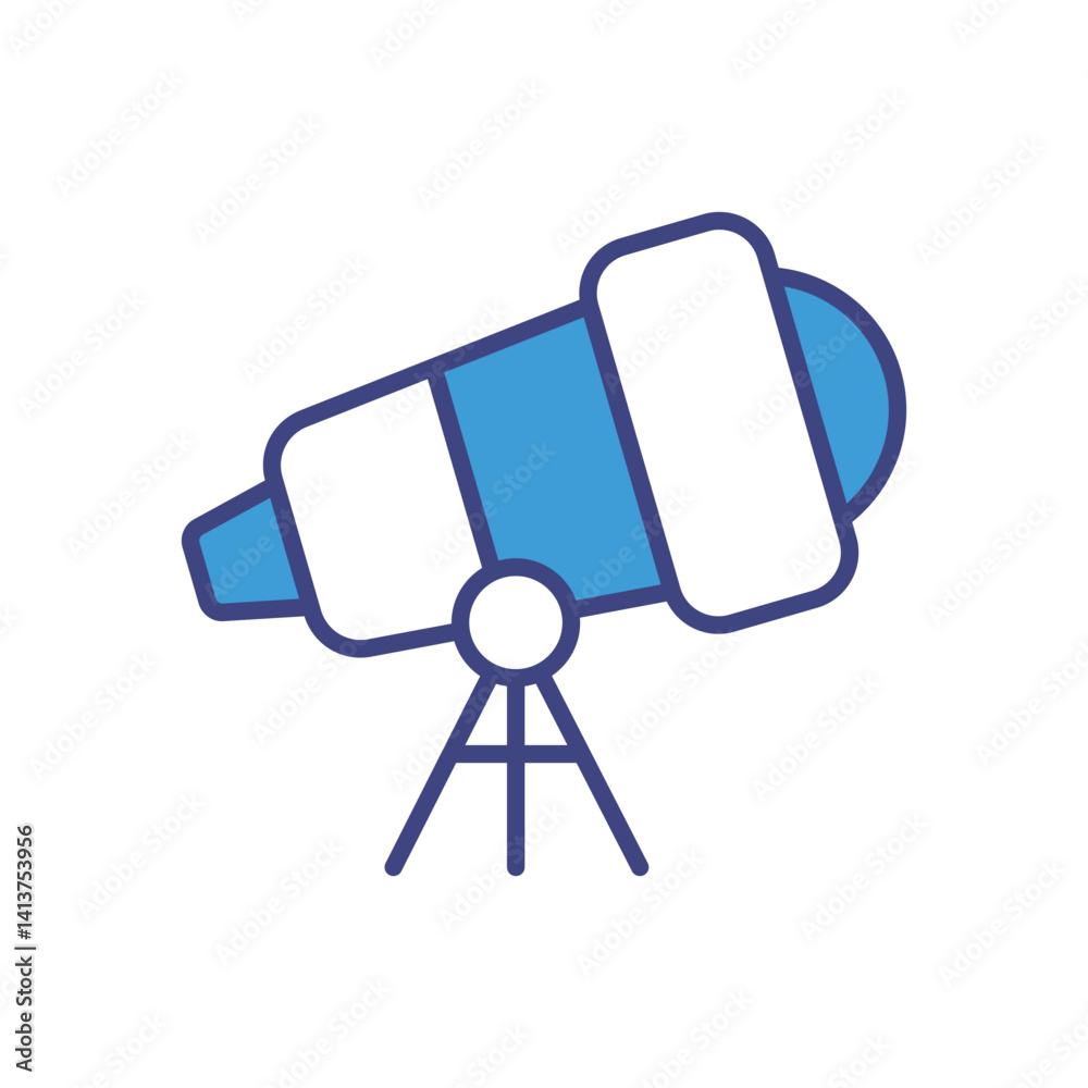 Astronomy icon vector stock illustration