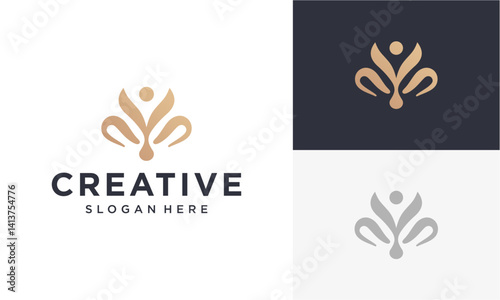 yoga vector logo