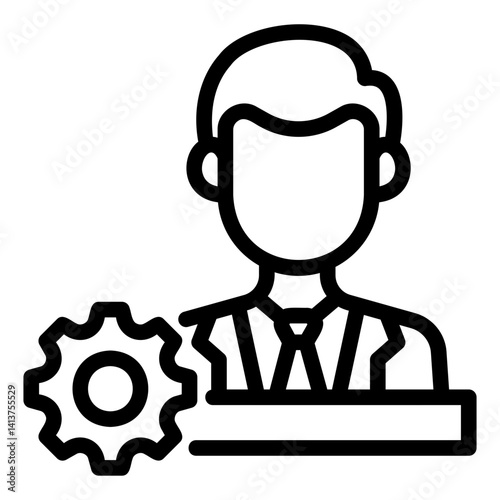 founder Line Icon