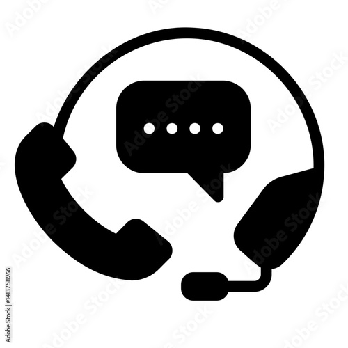 customer support Solid icon