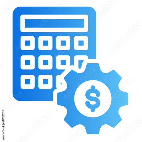 financial management Gradient icon
