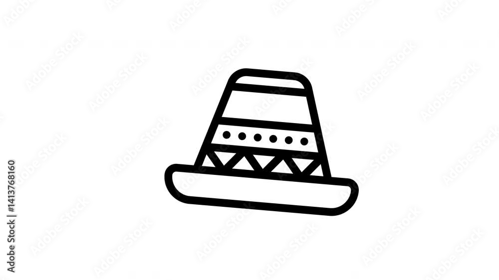 hat animated icon
