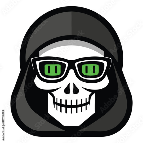 futuristic astronaut gamer logo