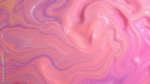 Abstract swirling pattern of pink and lavender hues.