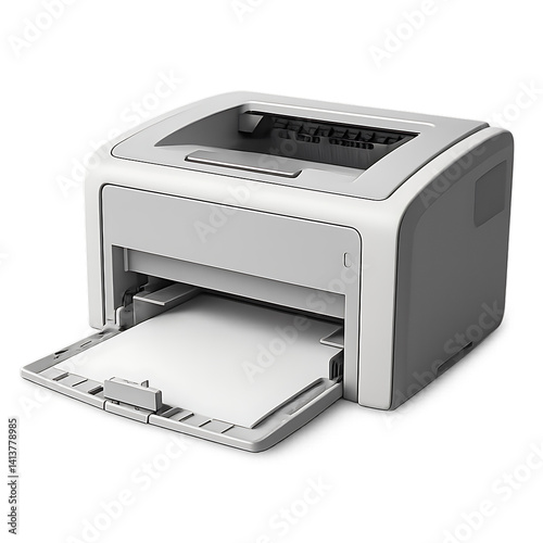 printer isolated on white background