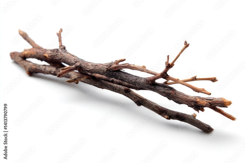 Fototapeta premium Rustic Brown Twigs: A Simple, Natural Still Life