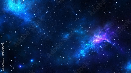 Wallpaper Mural Celestial Sky Mymixzer3 Starry Night Background - A cosmic scene of vibrant nebulae and distant stars, symbolizing wonder, mystery, infinity, exploration, and creation Torontodigital.ca