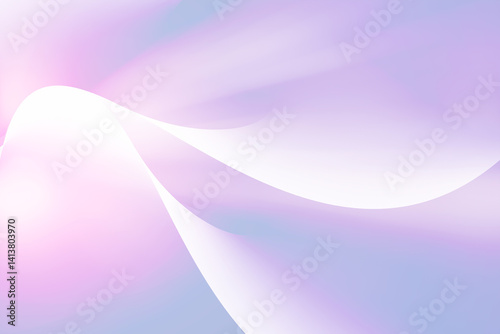 Abstract pastel soft pink purple and sculptural digital art fluid backdrop with flowing organic shapes and subtle gradients background. Perfect for branding, presentations, wallpapers etc.,