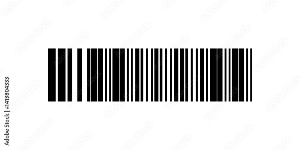 Barcode isolated on white background. Code stripes sticker. Barcode labels.eps10 Barcode isolated on white background. Code stripes sticker. Barcode labels.eps10