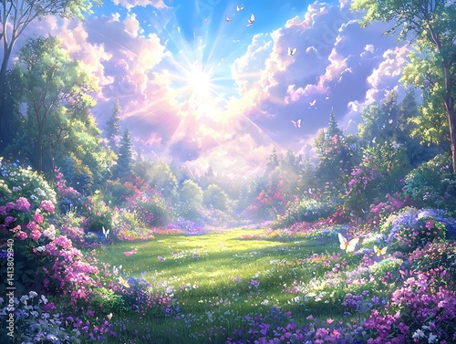 Heavenly Forest Path