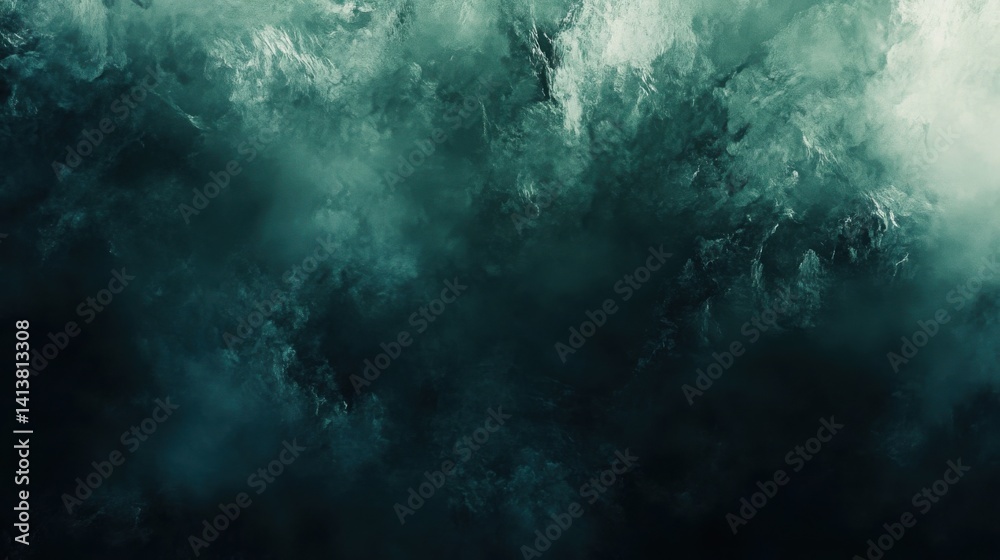 Obraz premium Dark Abstract Swirling Clouds and Smoke Background in Moody Tones