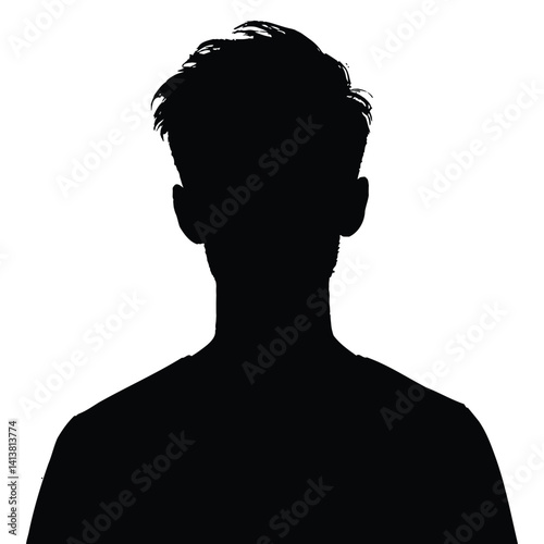 silhouette of a man