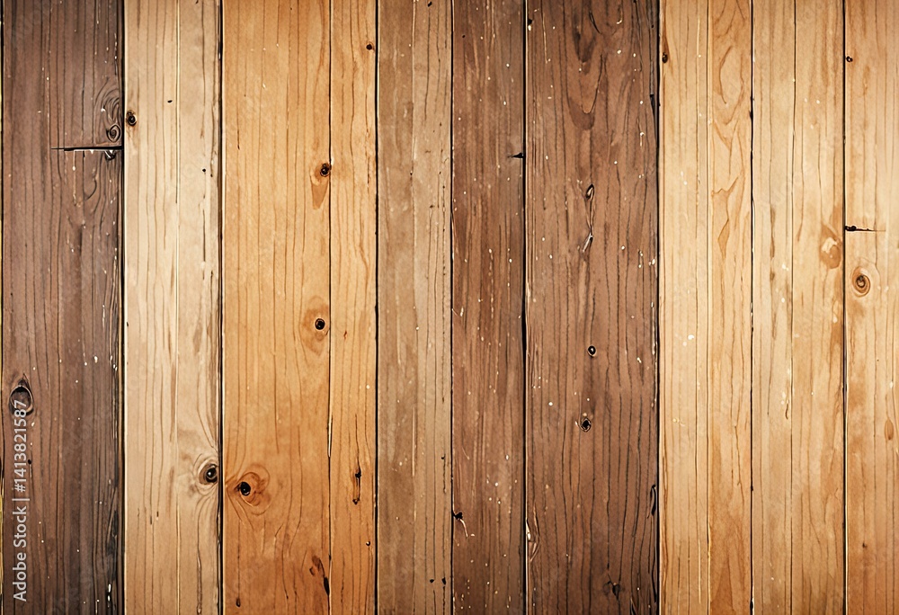 Fototapeta premium Picture Wooden textures with a watercolor effect.