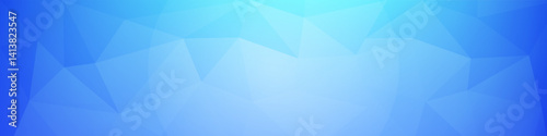 Abstract geometric background gradient blue light color. Modern minimalist crystal background for luxury and expensive business. Super advanced technology design template
