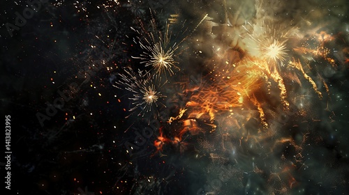Wallpaper Mural National Patriots' Day Fireworks Background: Paying Tribute to the Immortal Feats of Patriotic Martyrs and the Eternal Glory of Patriotic Spirit on National Patriots' Day with the Spectacle of Firewor Torontodigital.ca