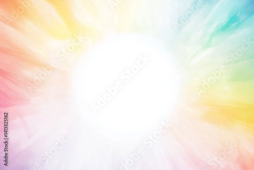 Soft pastel rainbow gradient background