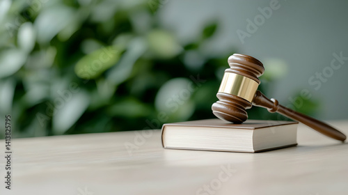 Wallpaper Mural Gavel on block legal justice authority image Torontodigital.ca