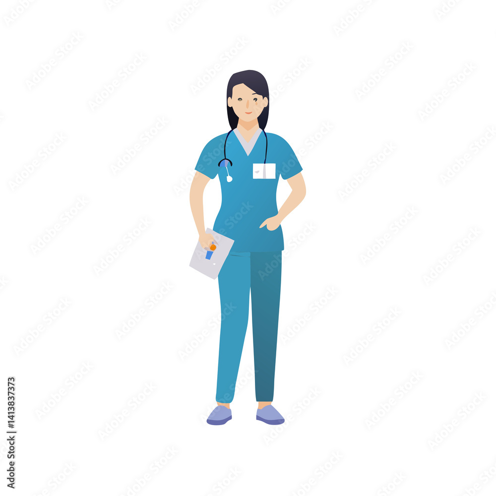 Nurse Character Illustration Nurse Character Illustration