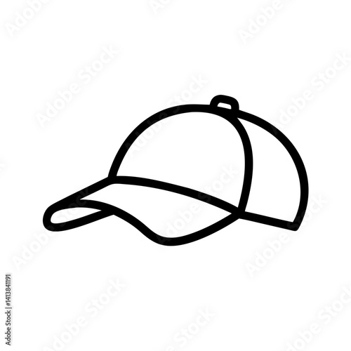 Baseball Cap Vector Illustration Design for Casual and Sports Use
