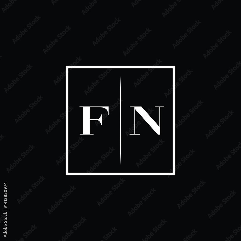 Fototapeta premium Minimalist Typography Logo