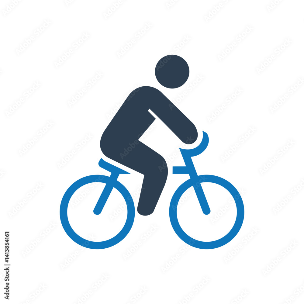 Fototapeta premium Cycling Icon