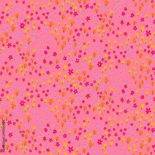 pink background with confetti