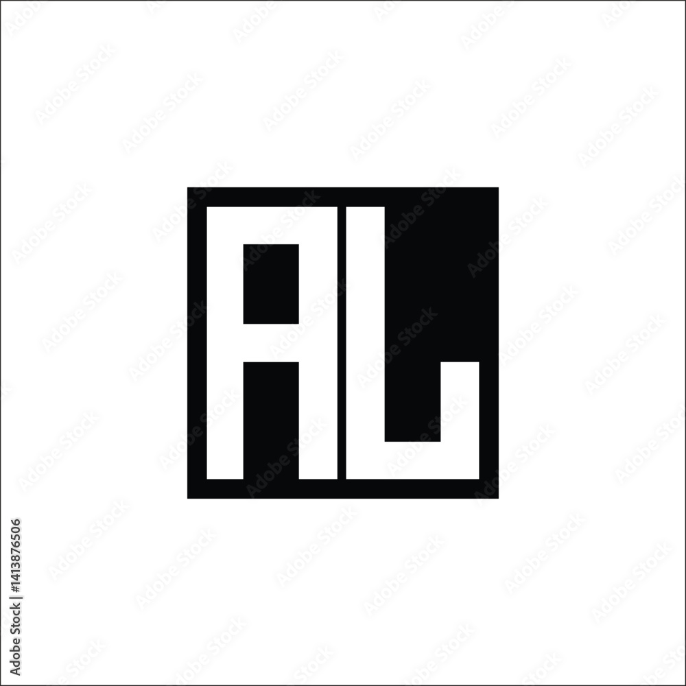 Modern Letter Combination Logo - Minimalistic Design