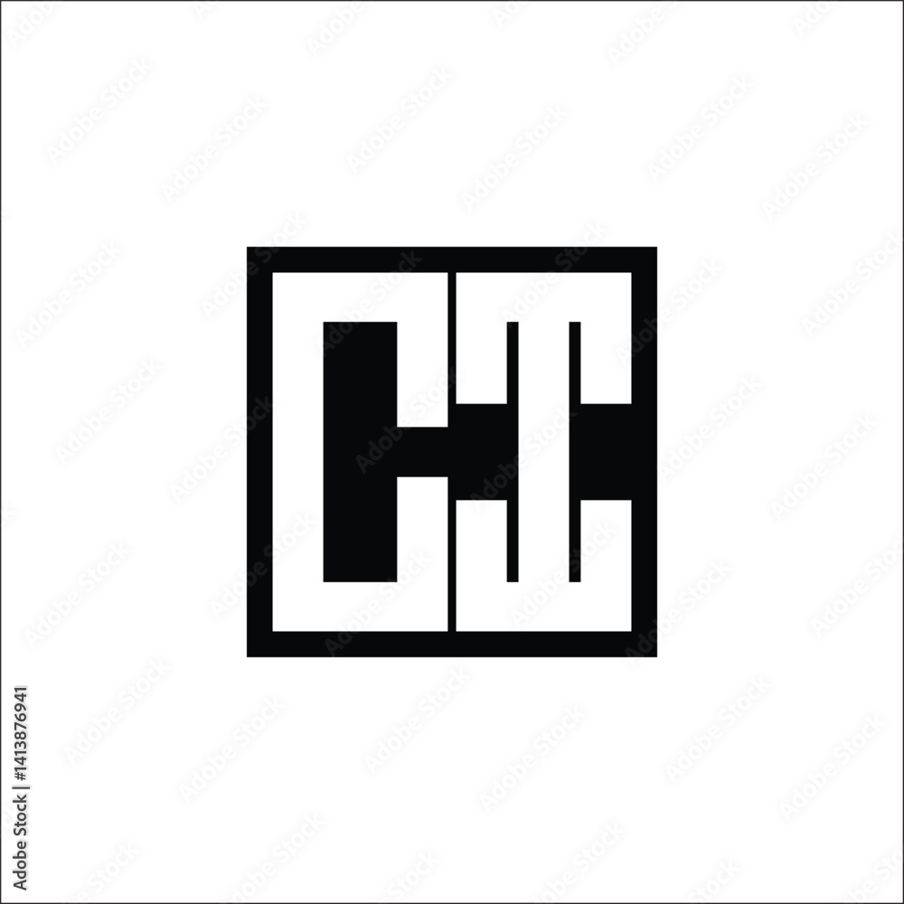 Modern Letter Combination Logo - Minimalistic Design Modern Letter Combination Logo - Minimalistic Design
