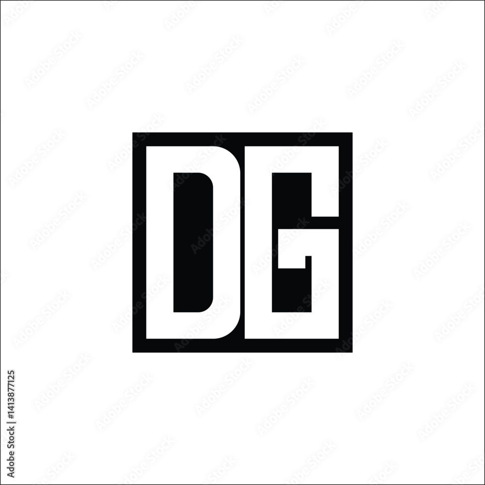 Modern Letter Combination Logo - Minimalistic Design