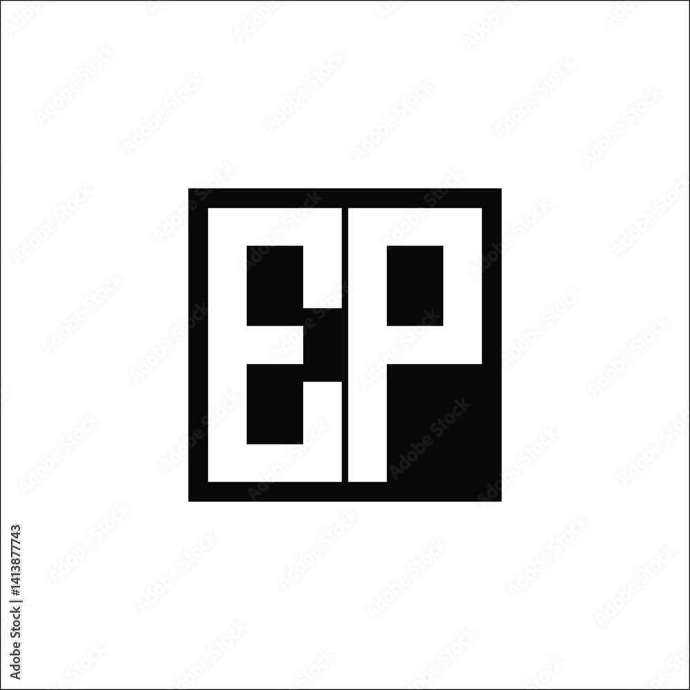 Modern Letter Combination Logo - Minimalistic Design Modern Letter Combination Logo - Minimalistic Design