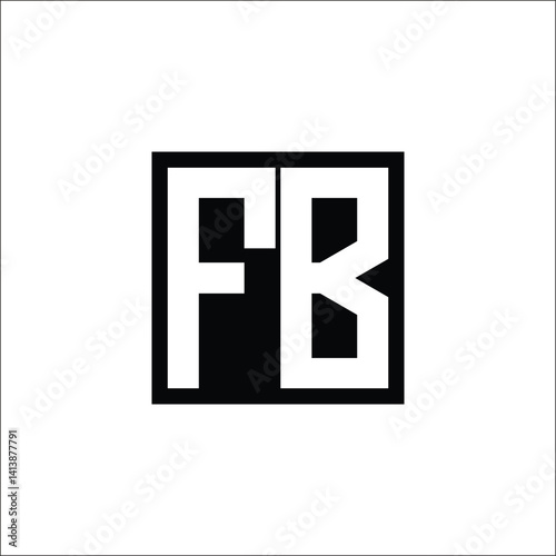 Free Download Modern Letter Combination Logo - Minimalistic Design - GFXLoad