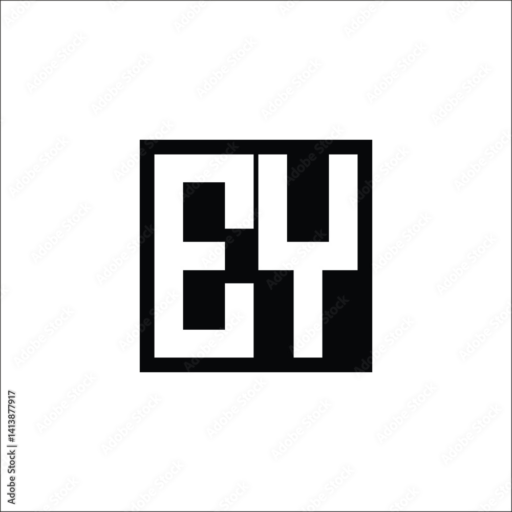 Modern Letter Combination Logo - Minimalistic Design Modern Letter Combination Logo - Minimalistic Design