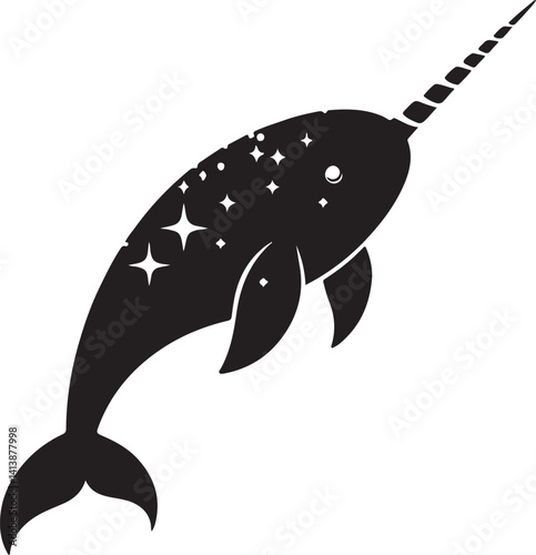 a nerwhal vector