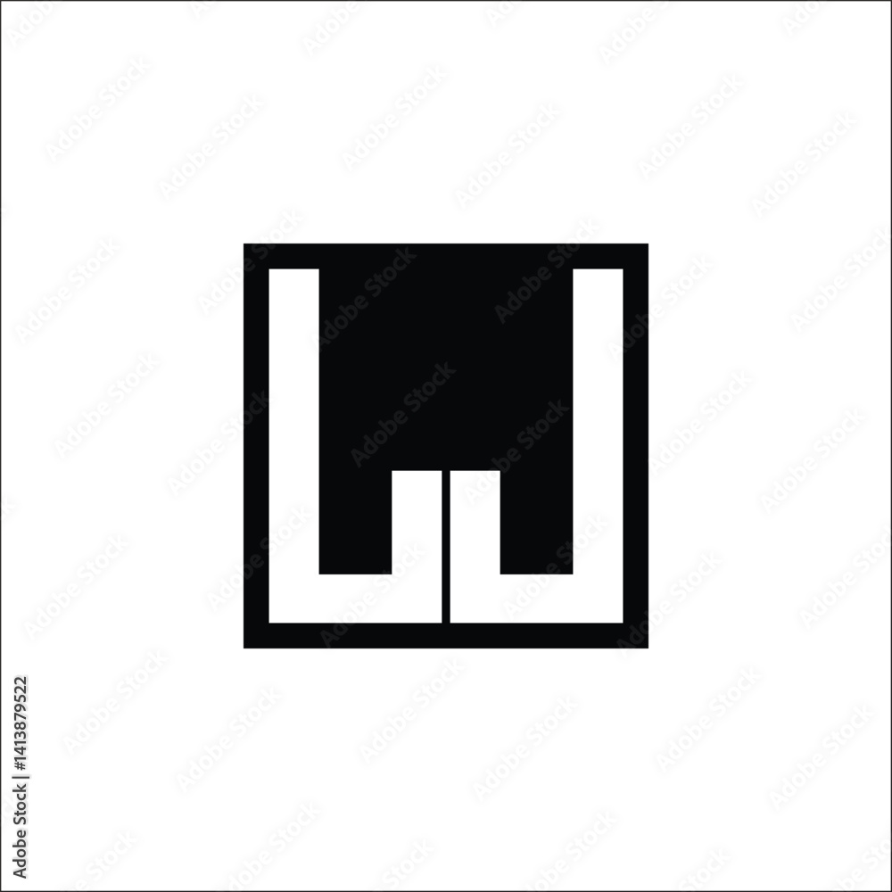 Modern Letter Combination Logo - Minimalistic Design Modern Letter Combination Logo - Minimalistic Design