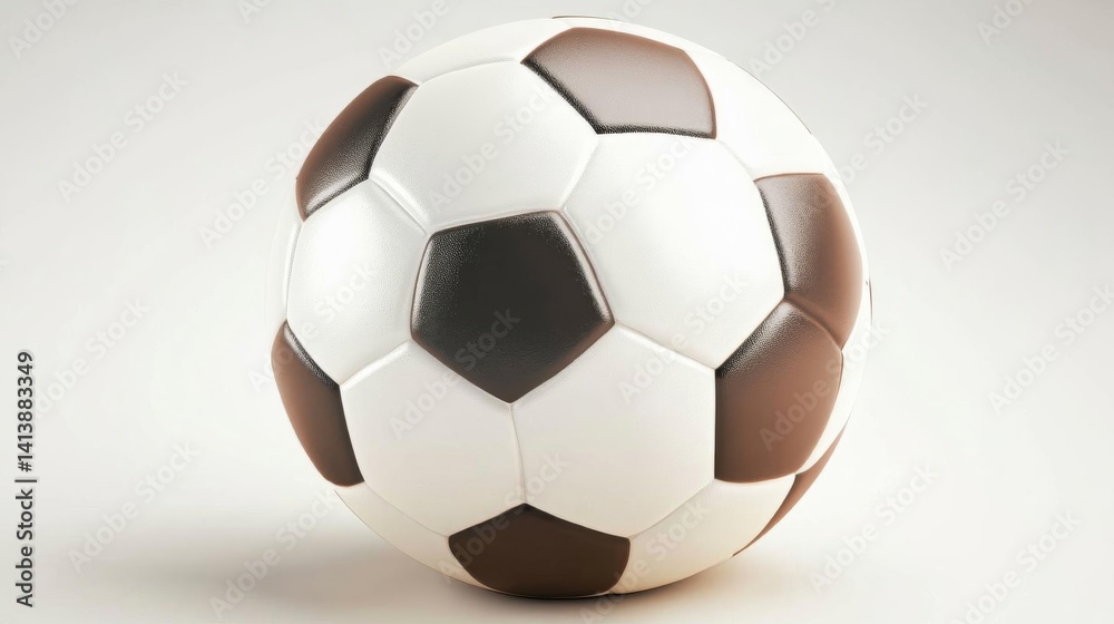 Obraz premium Classic Soccer Ball: Sport, Game, Play, Goal, Field, Team, Athlete, Competition, Tournament, League