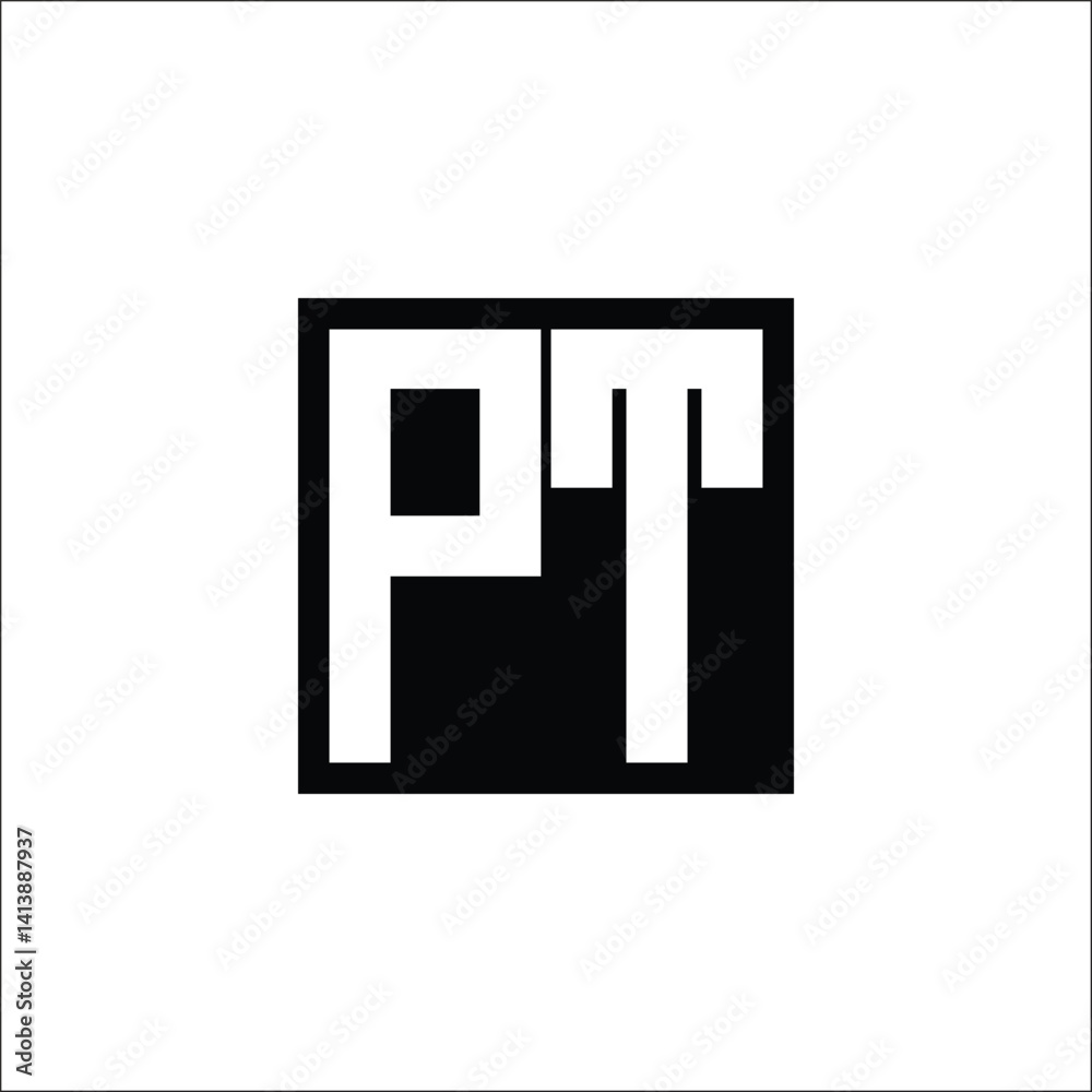 Modern Letter Combination Logo - Minimalistic Design Modern Letter Combination Logo - Minimalistic Design