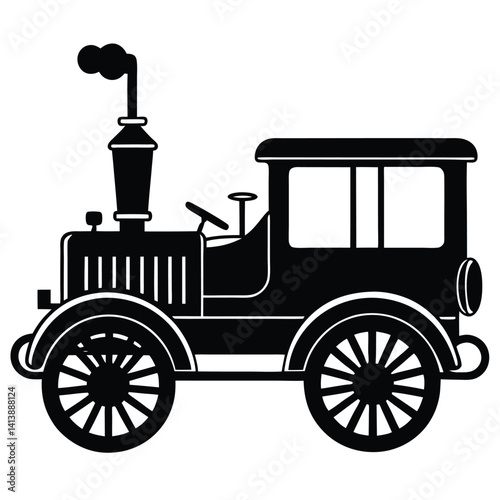 Steam Powered Car From Early 1900s