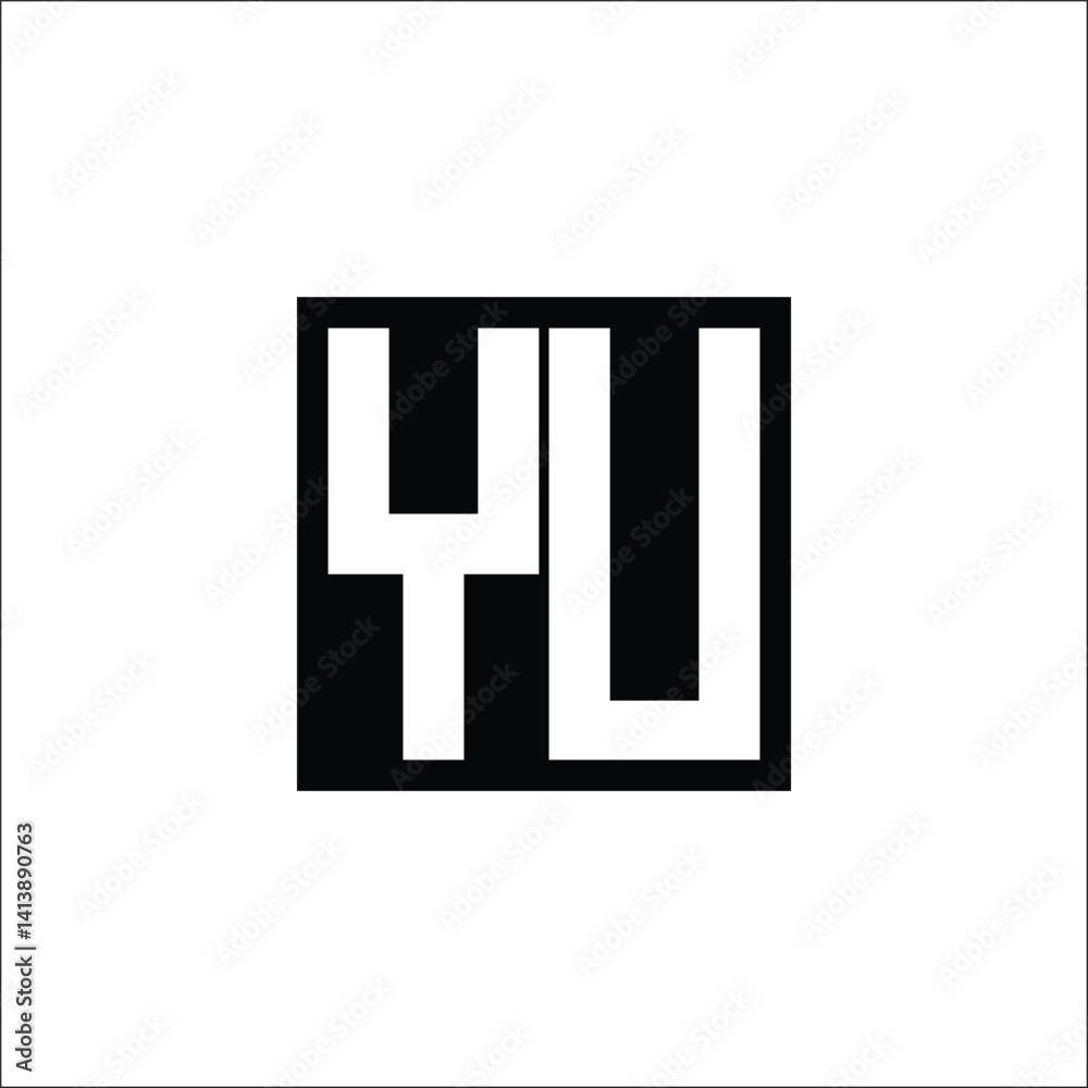 Modern Letter Combination Logo - Minimalistic Design Modern Letter Combination Logo - Minimalistic Design