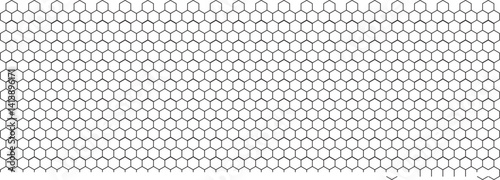 Hexagonal pattern cyberspace green background. Hexagon Grid tech pattern. Eps 10