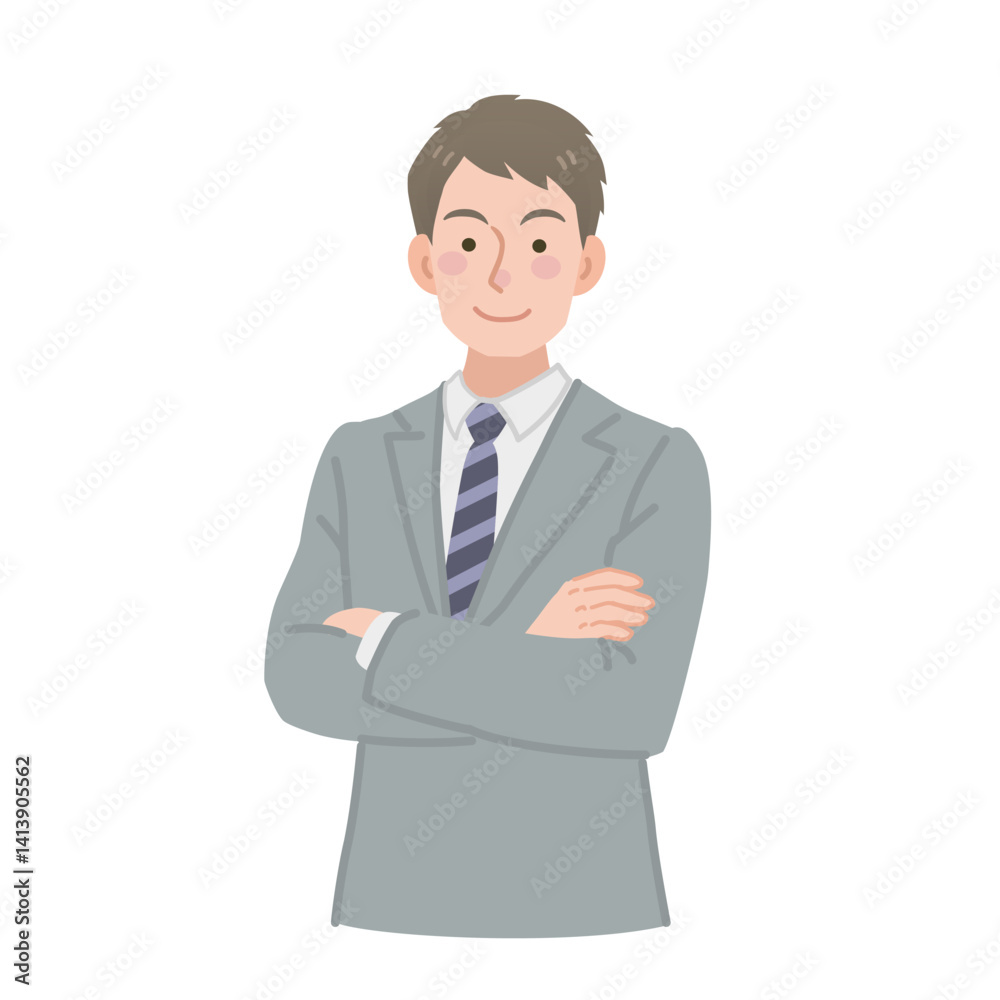自信にあふれるビジネスパーソン 自信にあふれるビジネスパーソン
