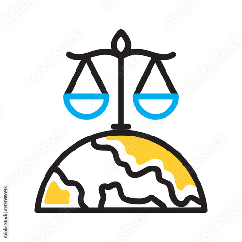 Vector multi color icon for Santa clause