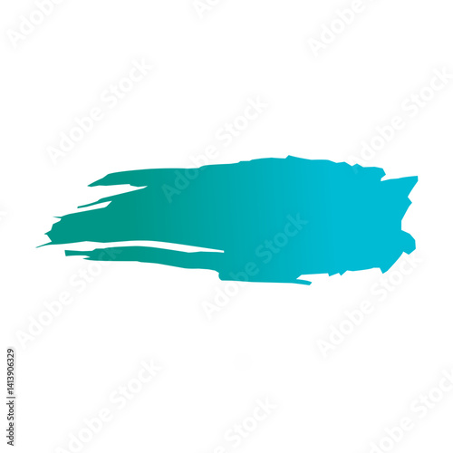 Vector scribble for text, raw text column blue