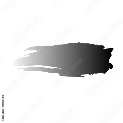 Vector scribble for text, raw text column black and white 