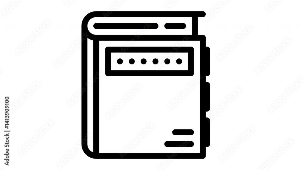 notebook animated icon notebook animated icon