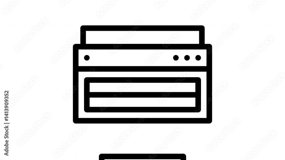 printer animated icon