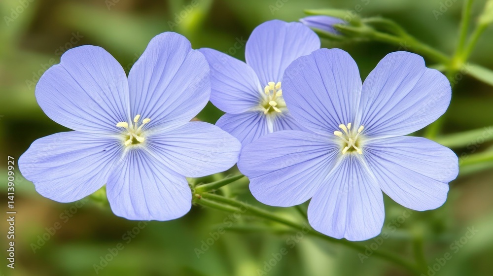 Delicate light purple flowers